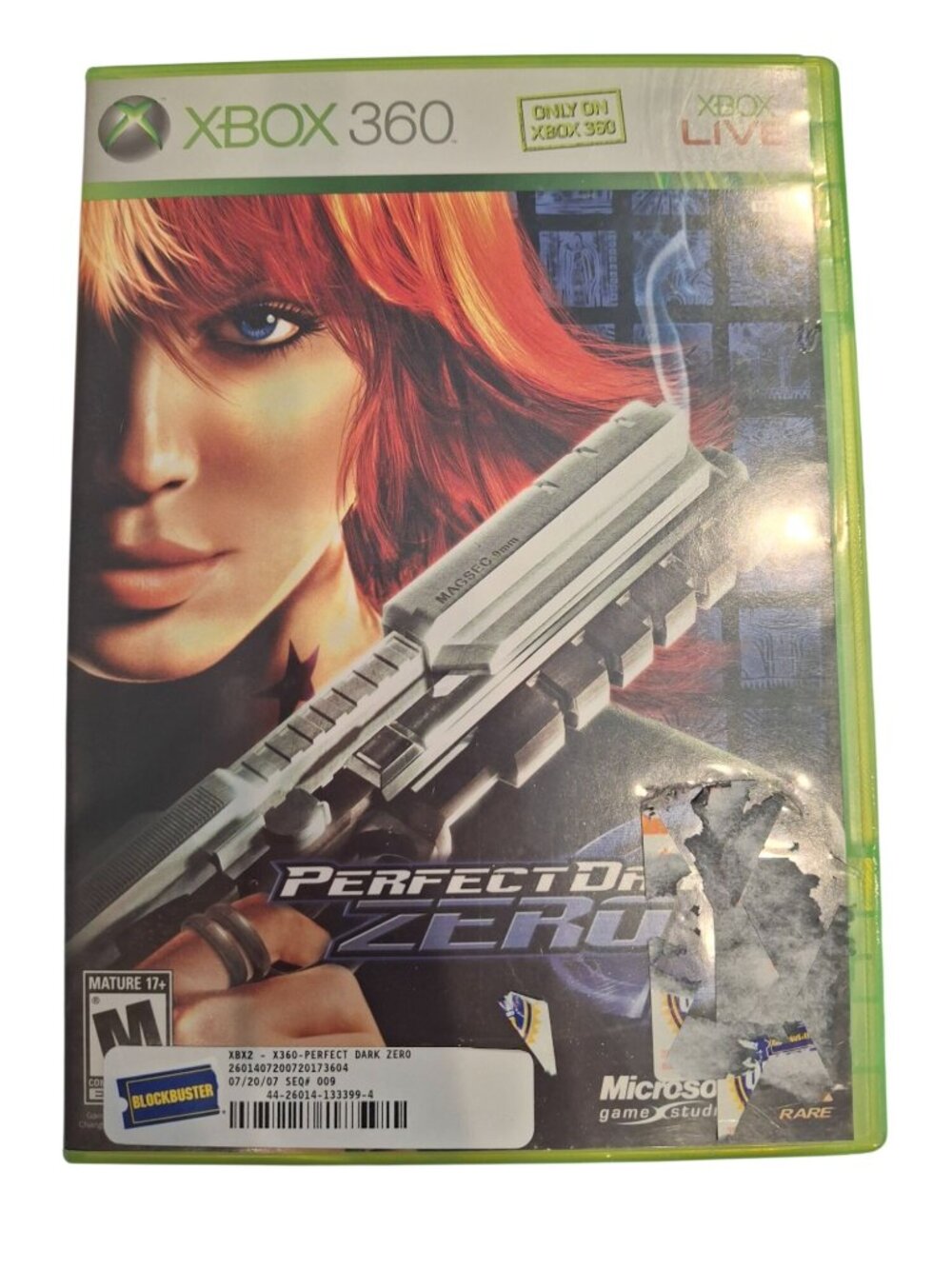 Perfect Dark Zero Xbox 360 2005 Rare Microsoft FPS Joanna Dark Original Game